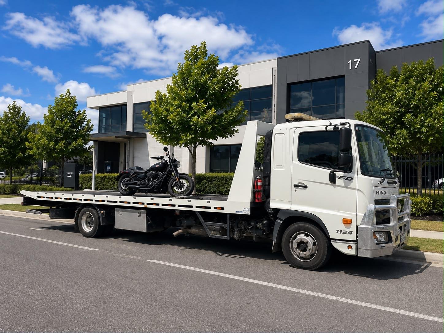 Motorcycle towing