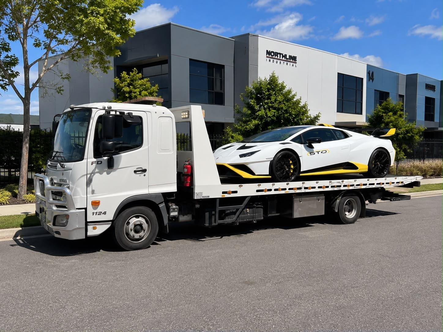 Prestige car towing